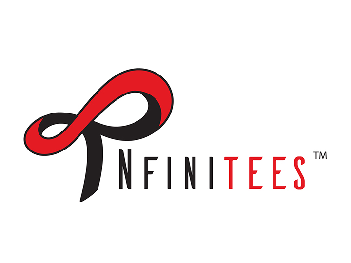 Nfinitees logo design by Angela Hines