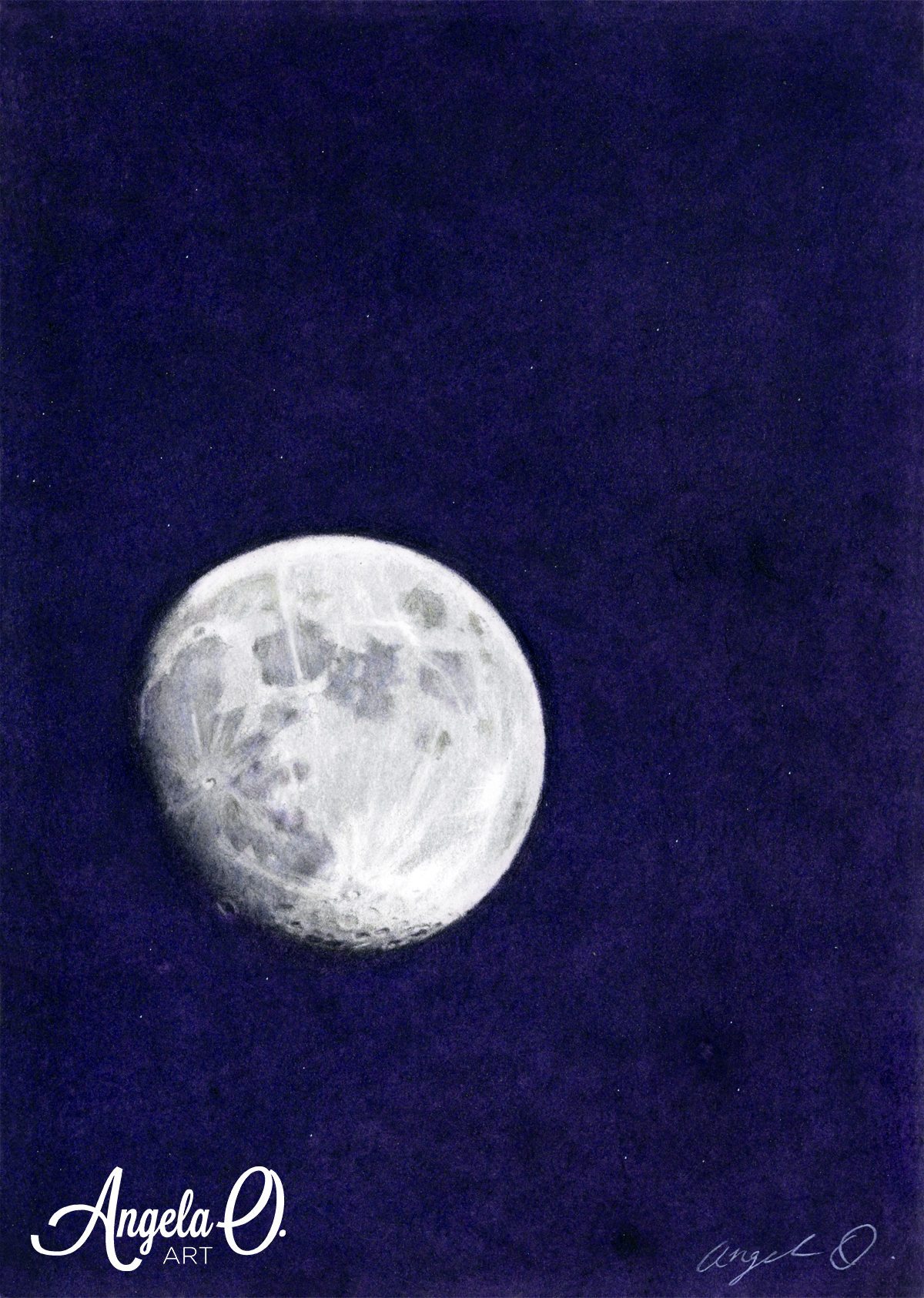 Moon drawing.